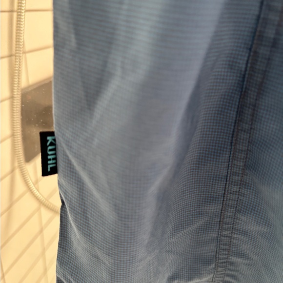 Kuhl men’s Blue Short Sleeve snap Shirt size large never worn - Picture 6 of 8